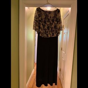 Formal capelet dress